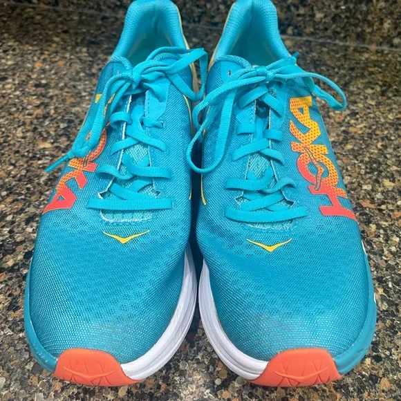 Hoka Blue and Orange Athletic Shoes rocket X Men’s 11 /ladies 12 - Picture 7 of 9